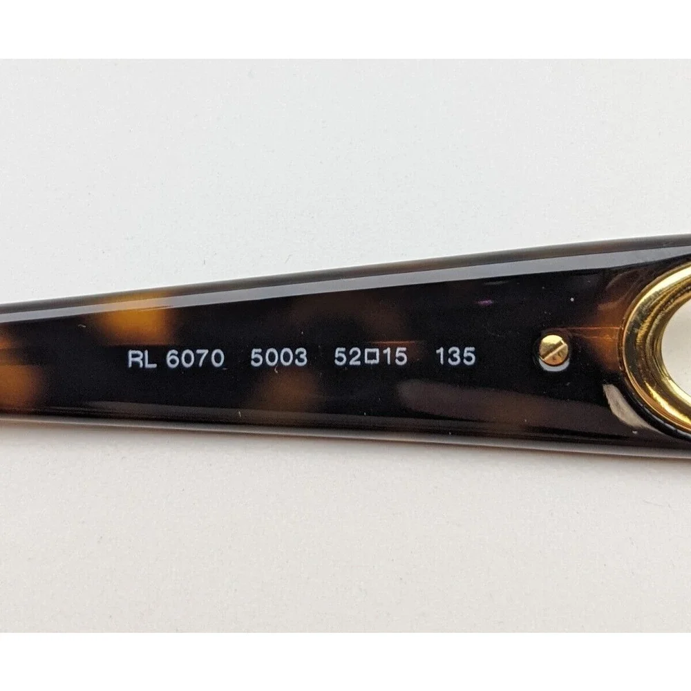 🕶️Made in Italy! Ralph Lauren RL6070 Eyeglasses 52/15 135 /KAC508🕶️​